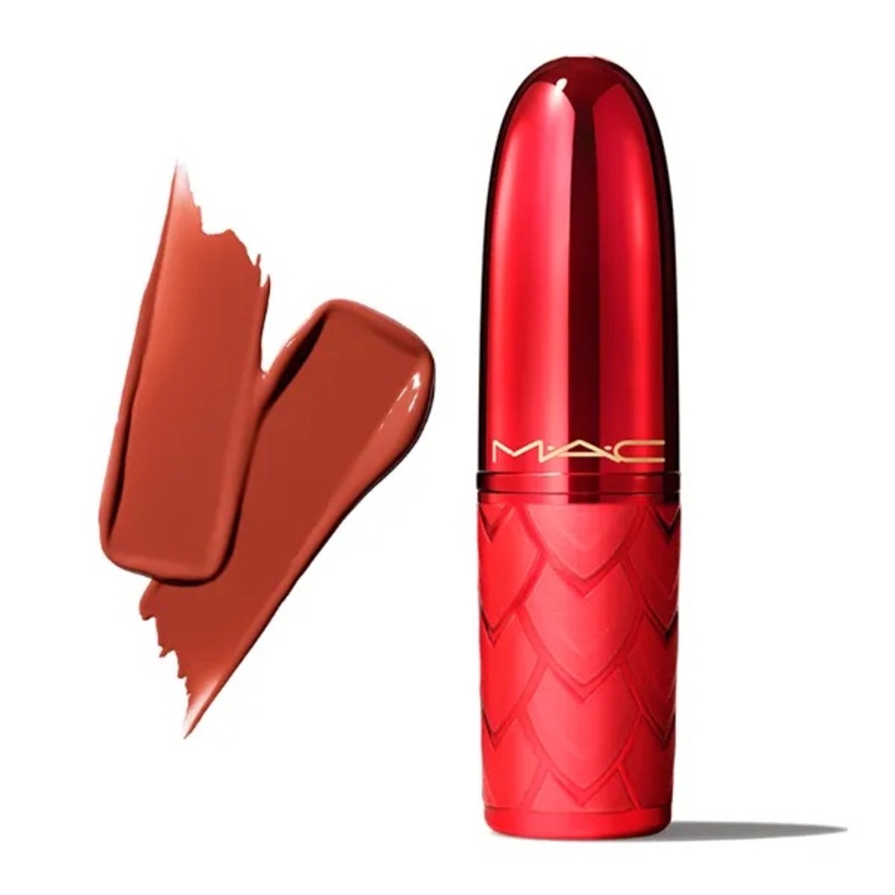 MAC Sweeter cinnamon lusterglass lipstick- Lovestruck 2024 valentines collection